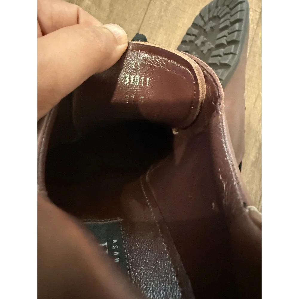 Gordon Rush Leather Dress Shoes Brown Lace‎ Up Comfort Work Office Shoes 11.5M
